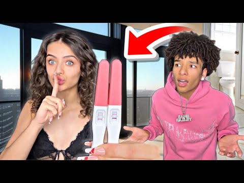 I’M PREGNANT PRANK ON BOYFRIEND! **MUST WATCH**