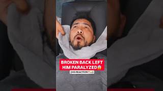 This visit was ‘LIFE-CHANGING’ for him‼️😭 #chiropractic #backpain #neckpain #trending