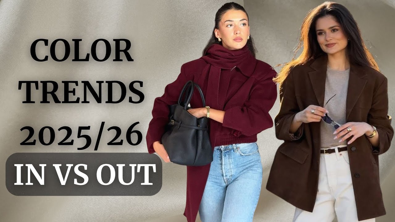 What’s In & Out: The Biggest Color Trends for Fall/Winter 2025/26