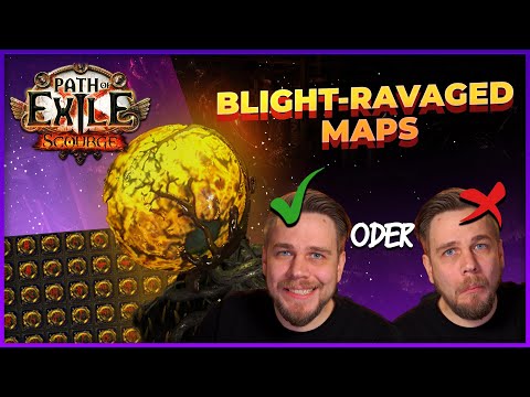 LOOT aus 60 x Blight-Ravaged Maps / Uber-Blight [Path of Exile 3.16 Scourge]