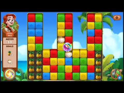 Lost Island Blast Adventure Level 962 - NO BOOSTERS 🏝️ | SKILLGAMING ✔️