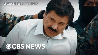 Mexican drug lord "El Chapo" recaptured after second prison escape in 2016 | CBS News Archives