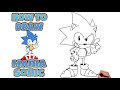 How To Draw SONIC SONIC MANIA Sonic Sonicmania Sonicthehedgehog