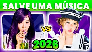 SALVE UMA MÚSICA DE 2026! 🎵 | K-POP GAME 2026