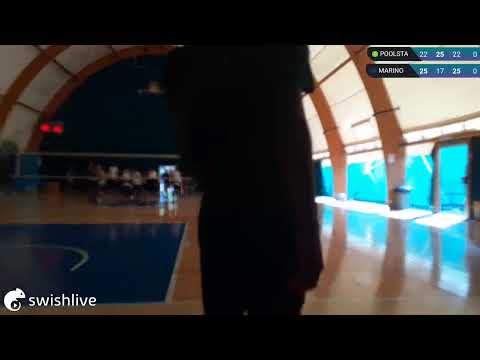 Under 13 maschile Asd Poolstars Volley vs Marino Bulls Rossa 1 a 2 (22/25- 25/17- 22/25)