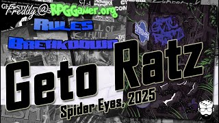 Geto Ratz (Spider Eyes, 2025) — Bio-Punk TTRPG | Rules Breakdown