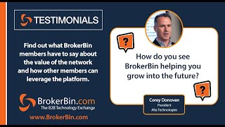 BrokerBin Testimonial - Alta Technologies - Future Growth