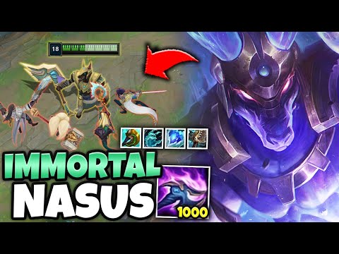 1000+ STACKS, 5000+ HP, 400+ ARMOR, 200+ MR, 45% CDR - This Nasus Build Has it ALL!