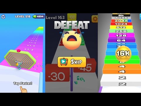 Level 511 : Layer Man 3D: Run & Collect vs Merge Number Run Master vs Number Ball 3D Merge Games