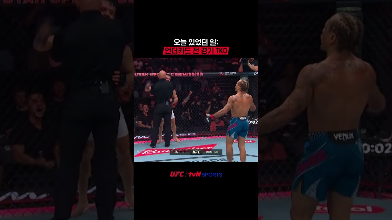 오늘 있었던 일: 언더카드 전 경기 TKO #UFC