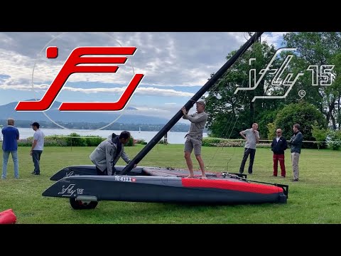 Setting up the iFLY after road transport. It takes less than 1hour // iFLY15 foiling tutorial