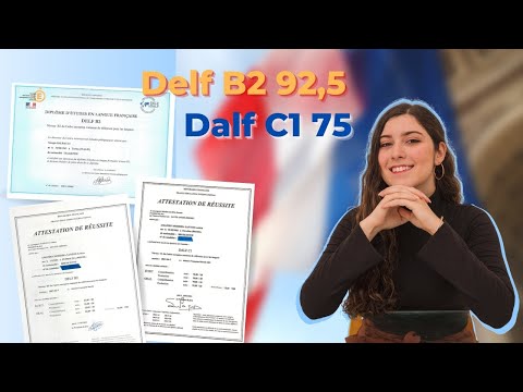 Como tirei 92,5 no Delf B2 e 75 no Dalf C1 um mês depois (Provas de Francês)?? | By: Letícia Santos