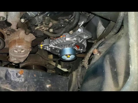 2008-2010 2.6L Saturn Vue Alternator replacement.