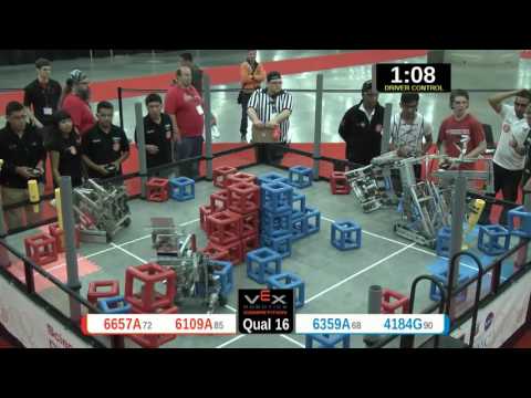 2015 VRC Sci Q16 - 6657A 6109A vs 6359A 4184G - 45 to 15 - VEX Worlds 2015 - Science Division