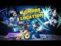 Mega Man X5 All Falcon Gaea Armor Parts Guide ️ Full Locations 4K 60FPS