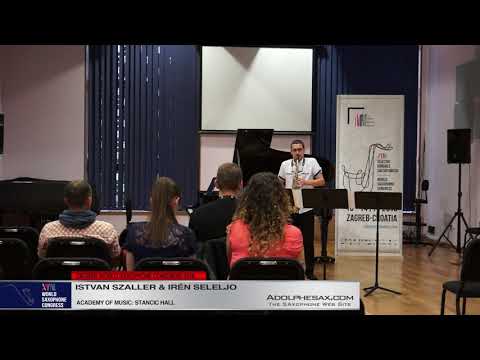Rabescatura by Miklos Maros   Istvan Szaller & Iren Seleljo   XVIII World Sax Congress 2018 #adolphe