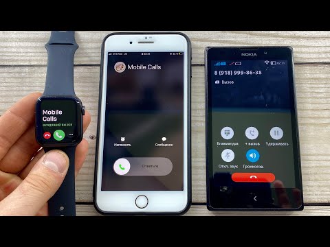 Apple Watch vs iPhone 8 Plus vs Nokia XL Dual/ Incoming and Outgoing Madness Call