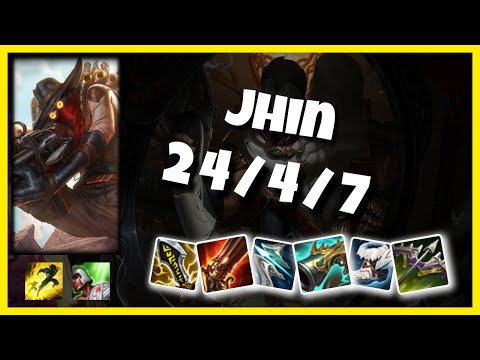 Jhin vs Kai'Sa BR Challenger BOT (24/4/7) - v11.1