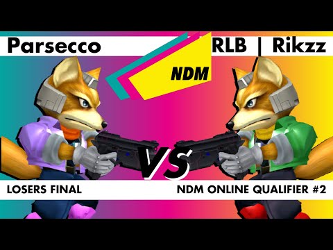 NDM Online Qualifier #2 - Parsecco (Fox) vs. RLB | Rikzz (Fox) Losers Final