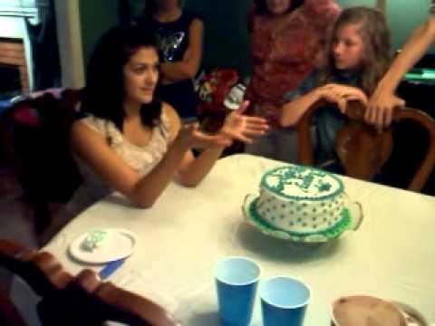 Celestina Donlin 19th birthday cake