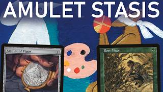 THE FROZEN AMULET! Legacy Amulet of Vigor Stasis Prison. MTG