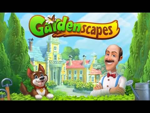 Gardenscapes |All gardens completed | A matching puzzle garden gameplay walkthrough level 1
