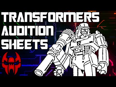 The Original Transformers Audition Sheets Now Online