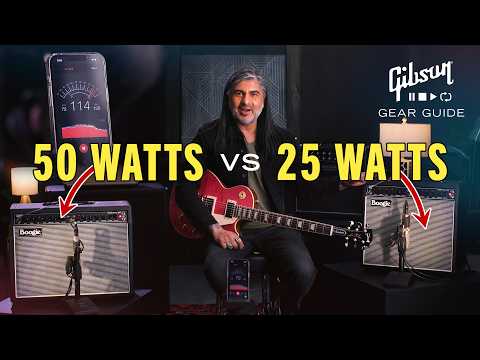 Cranking a 25 watt small tube amp vs 50 watt tube amp to see which is louder