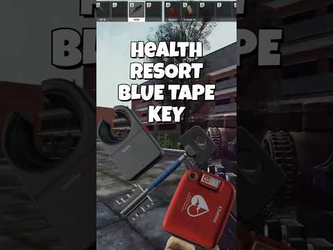 Health Resort Blue Tape Key On Shoreline #escapefromtarkov