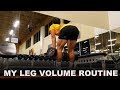 My Leg Volume Routine | VLOG