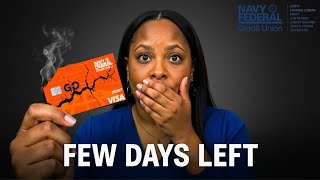 Navy Federal Go Prepaid Card | Time Running Out 🤔