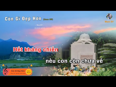 [Tone Nữ] CÒN GÌ ĐẸP HƠN - NGUYỄN HÙNG, MƯA ĐỎ OST (Guitar beat solo karaoke), Muoi Music | Muối SV