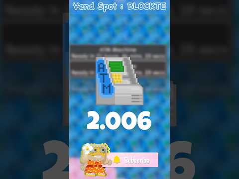 Profit 2.006 ATM || Growtopia Short Video