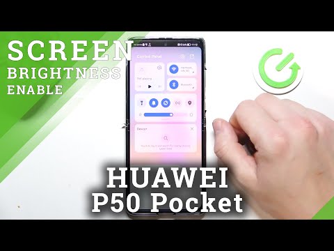 How to Change Display Brightness on HUAWEI P50 Pocket