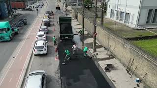 #ZonaNoroeste - Sistema de drenagem da Rua Ana Santos é limpo para obras de concretagem