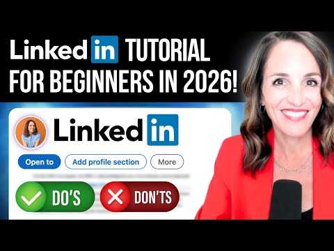 How To Use LinkedIn For Beginners In 2026 - NEW TUTORIAL!