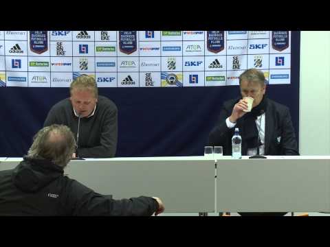 Presskonferensen efter IFK Göteborg - Malmö FF