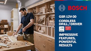 BOSCH GSR 12V-30 set + 3xsada príslušenstva + taška