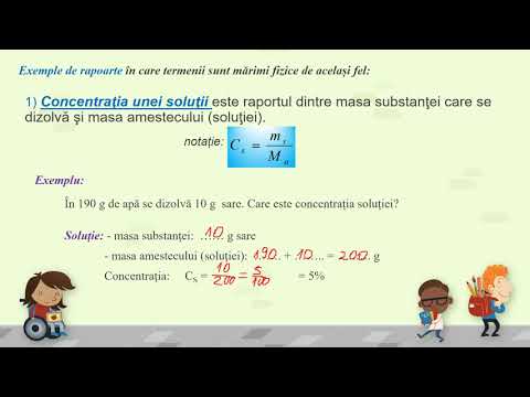 Exemple de rapoarte matematice