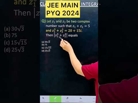 Q) Let 𝑧_1 and 𝑧_2 be two complex  number such that 𝑧_1+𝑧_2=5  and 𝑧_1^3+𝑧_2^3=20+15𝑖.Then