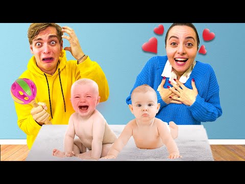 SIAMO DIVENTATI GENITORI DI DUE BAMBINI NEONATI PER 24 ORE ED è SUCCESSO QUESTO..
