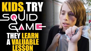 Kids Copy SQUID GAME! They LEARN A VALUABLE LESSON... | SAMEER BHAVNANI