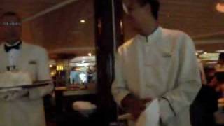 Baked Alaska Procession Celebrity Infinity June 2010