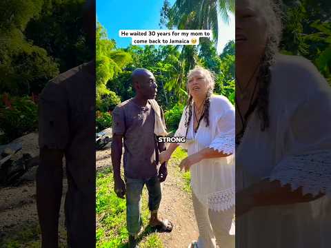 He waited 30 years for my mom to come back to Jamaica 🥺