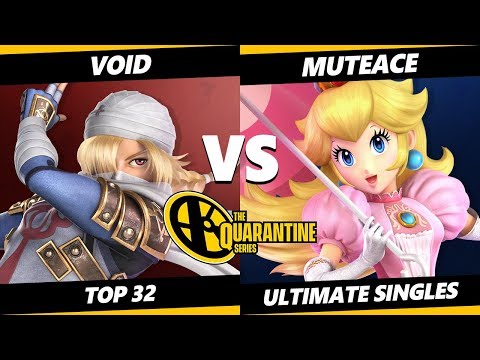 The Quarantine Series Top 32 - VoiD (Sheik) Vs. MuteAce (Palutena, Peach) Smash Ultimate - SSBU