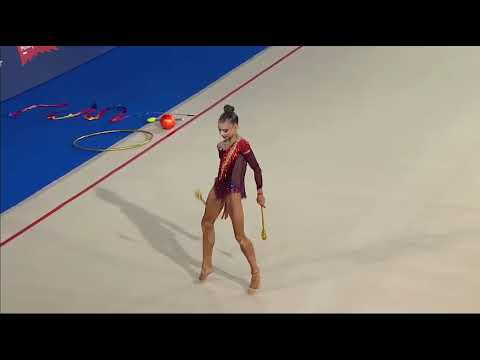 Anastasia Vlasenko clubs Championship of Russia 2025 (All-Around Final 10th 106.00)