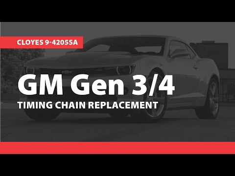 GM Gen 3/4 Timing Chain Replacement, Cloyes 9-4205SA