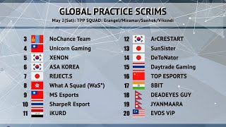 5.2  ESPORTS EMPIRE INTERNATIONAL SCRIMS  / NoChance, XENON, REJECT, DeToNator【PUBG MOBILE】