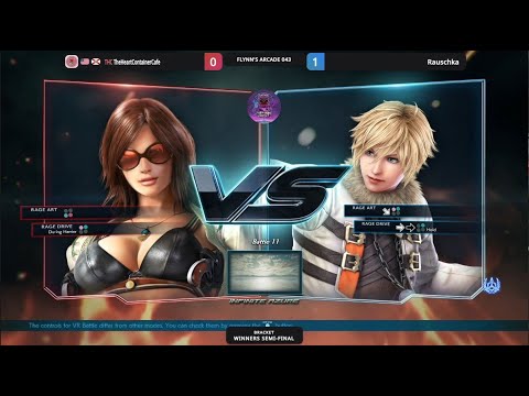 Flynn's Arcade 043 Winners Quarters - TheHeartContainerCafe (Katarina) Vs. Rauschka (Leo) Tekken 7