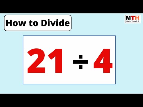 21 divided by 4 (21÷4) | Value of 21/4 | Long Division